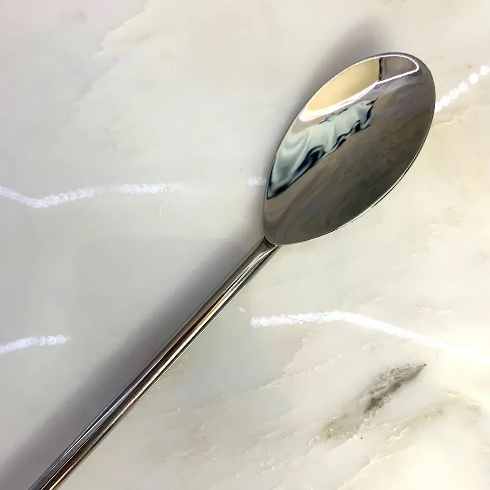 Tanqueray Gin Bar Spoon, Spinning Handle Design, 2010s, Polished Stainless Steel